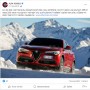 Post pro sociální sítě Alfa Romeo