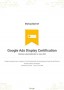 Certifikát Google Ads Dispaly Certification