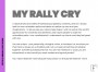 The rally cry - Fotofa