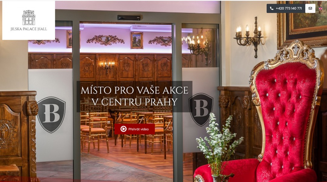 Jilská Palace Hall – analytické práce pro online marketing