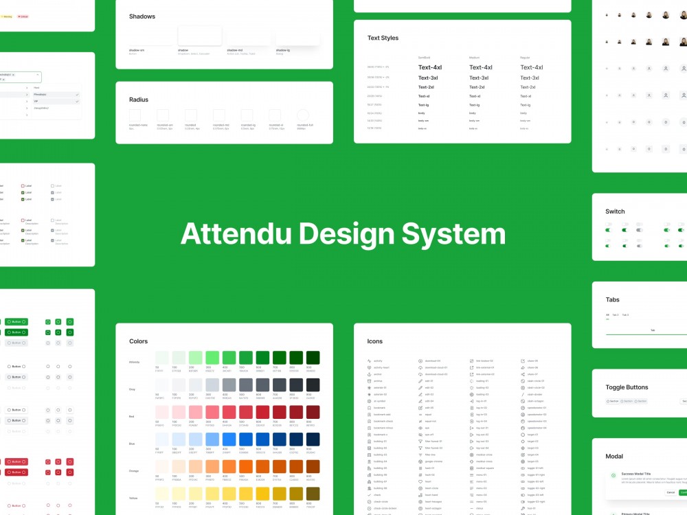 ATTENDU – Designový systém na míru postavený od nuly
