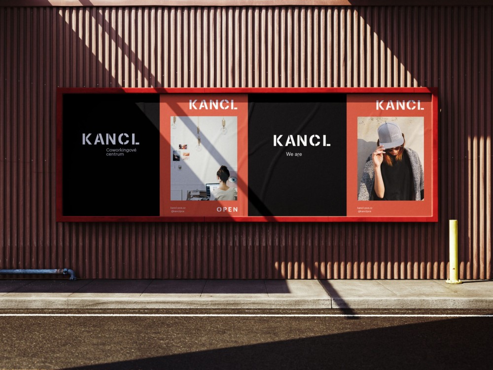 Billboard | vizuální identita projektu Kancl