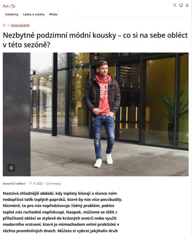 Kafe.cz – Nezbytné podzimní módní kousky – co si na sebe obléct v této sezóně?