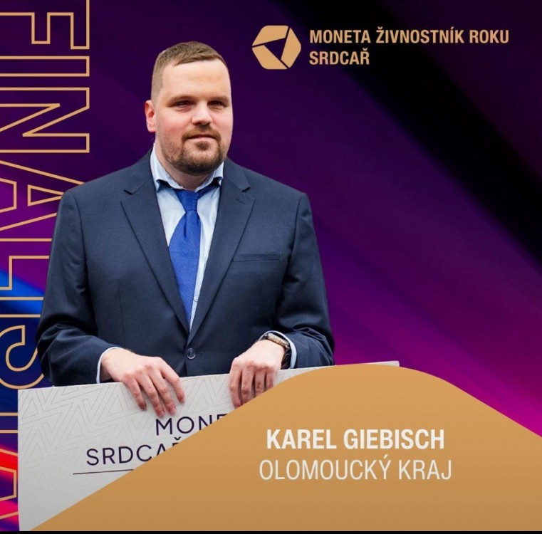 Karel Giebisch – Moneta živnostník roku: Srdcař