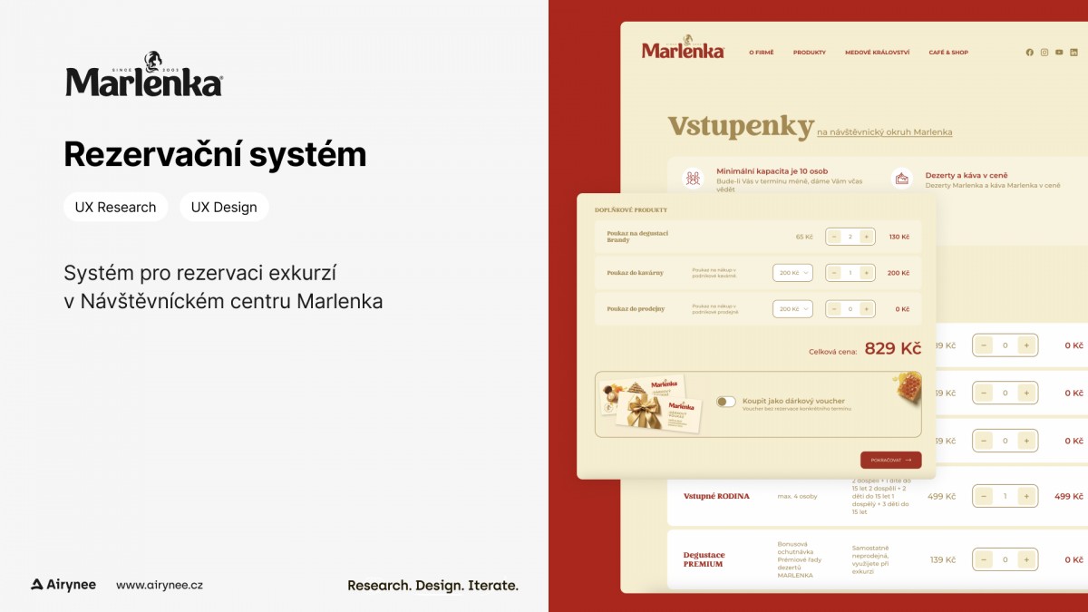 Systém pro rezervaci exkurzí v Návštěvníckém centru