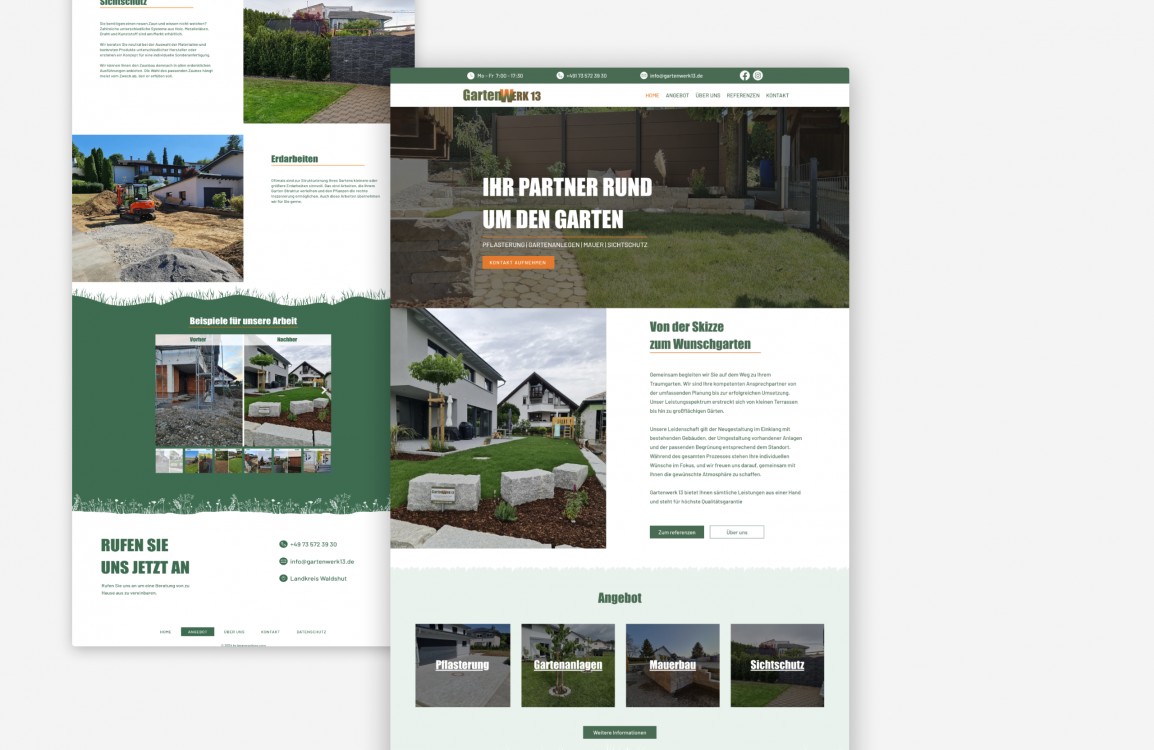 Gartenwerk web design