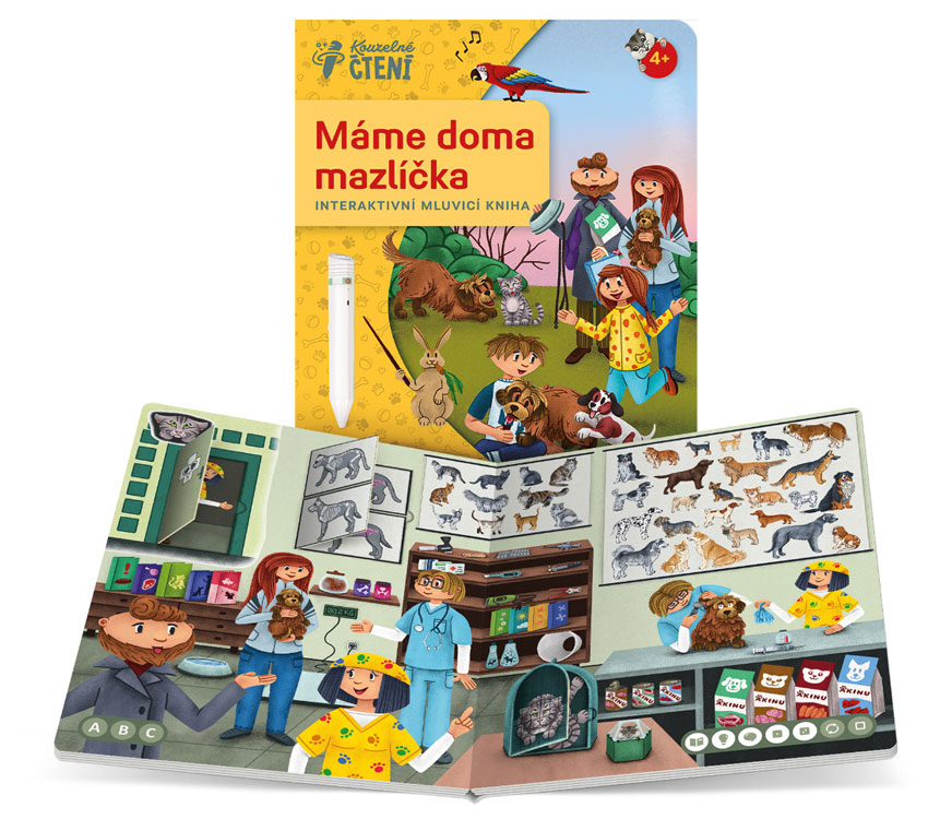 Kniha Máme doma mazlíčka