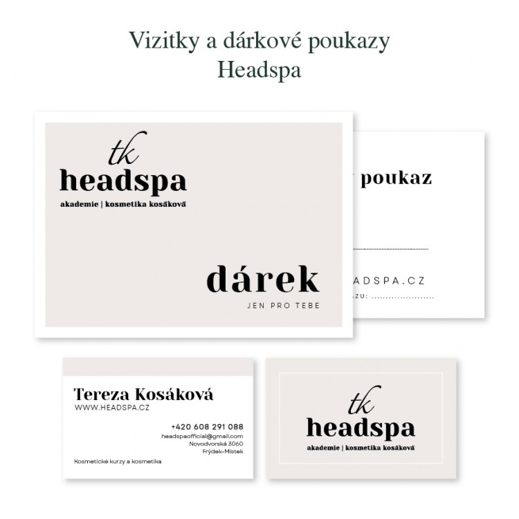 Headspa vizitky