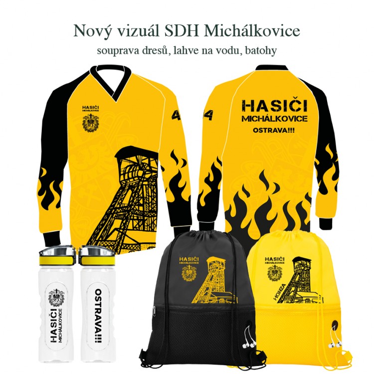 Nový vizuální styl pro Sbor dobrovolných hasičů Ostrava - Michálkovice