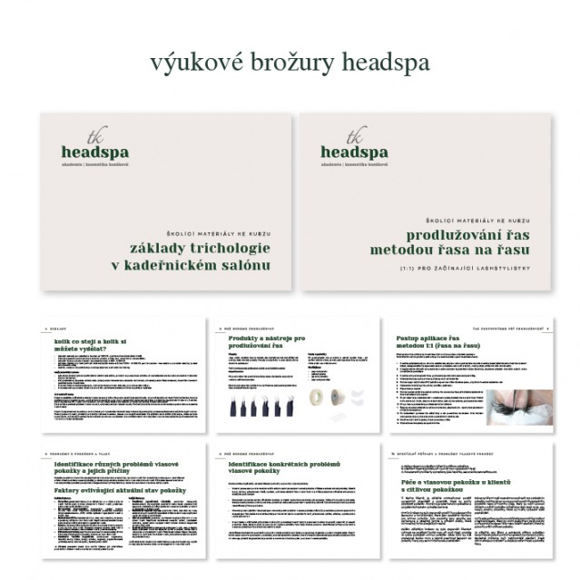 Výukové brožury Headspa