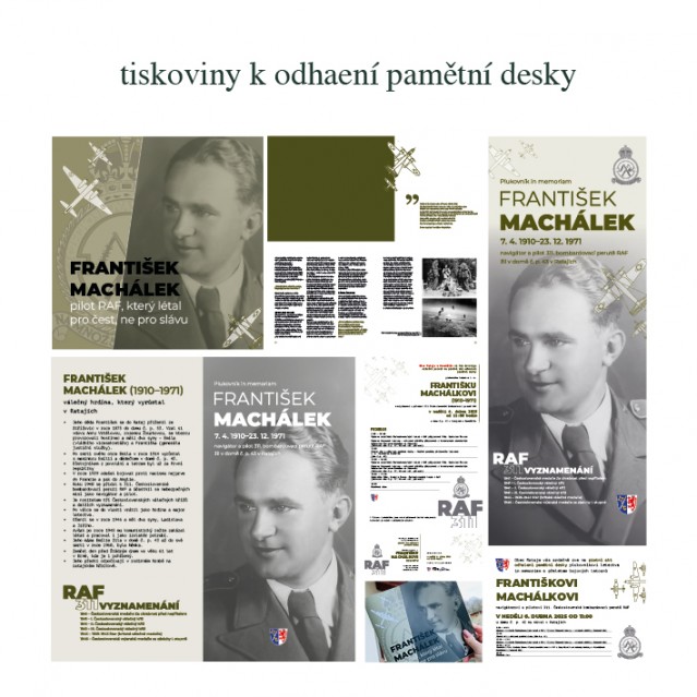Tiskoviny k odhalení pamětní desky v Ratajích