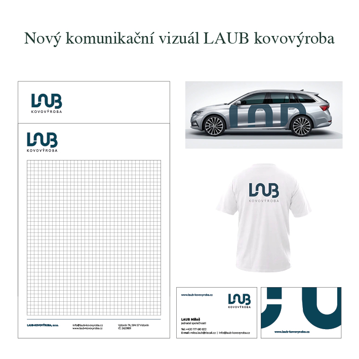Vizuální styl LAUB kovovýroba