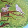 Kukačka, ilustrace pro děti, ptačí ilustrace, kniha pro děti