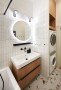 Moderní koupelna | studie, projekt a realizace bytu v Praze
