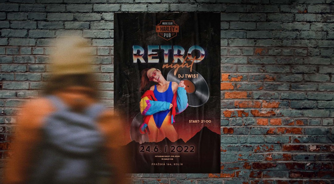 Harlej Pub | Plakát