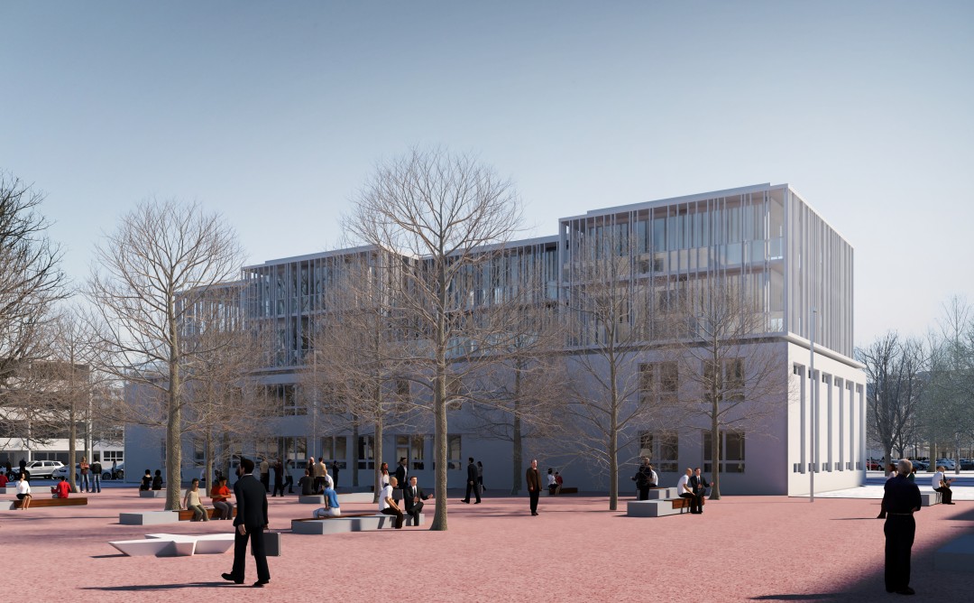 V zimě | urbanistická studie Novodvorská