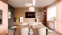 Kuchyně v hřejivých barvách | vizualizace interiéru