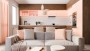 Pohodlný gauč | vizualizace interiéru