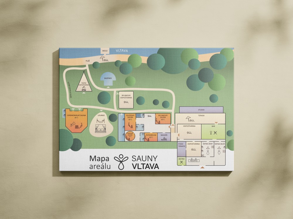 Vektorová mapa areálu