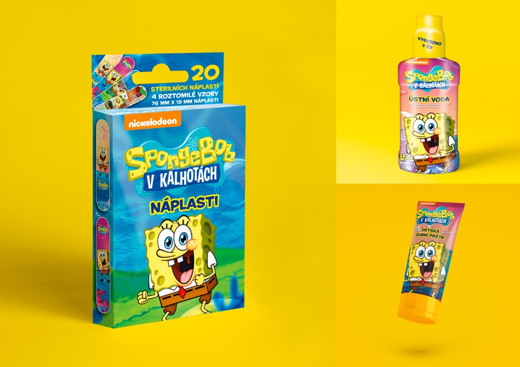 12/2018 SpongeBob / obalový design krabiček a tuby