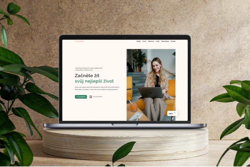 Tvorba webu pro koučku Katrin