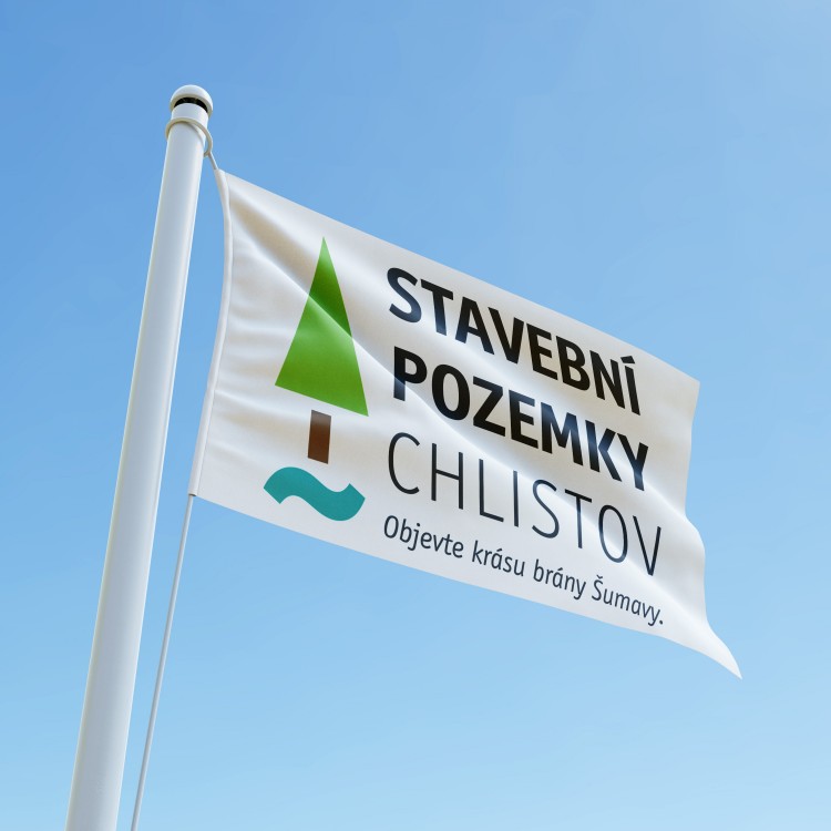 Vlajka | Logo | Stavební pozemky Chlistov