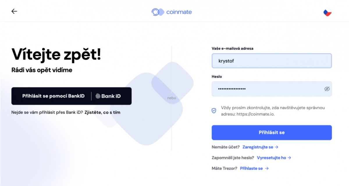 COINMATE | UX textace v češtině a angličtině, slogany, kampaně, newsletter