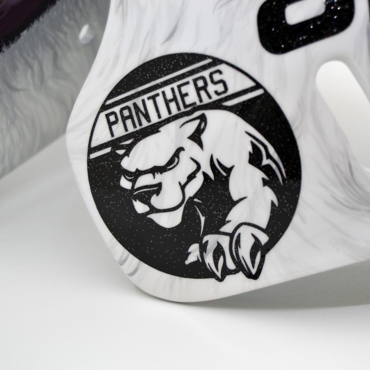 Brankářská helma Panthers detail