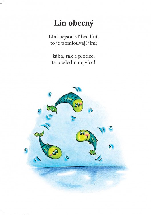 Lín s básničkou | ilustace/obrázky do Knížky pro vnoučátka (Anag)