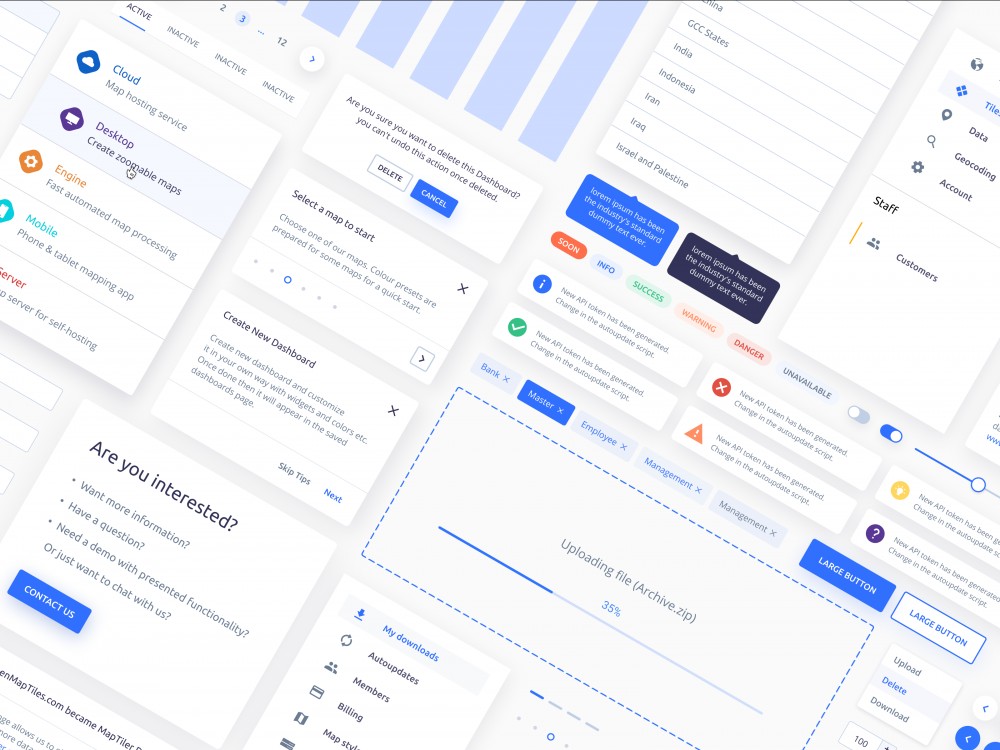 MapTiler Design system