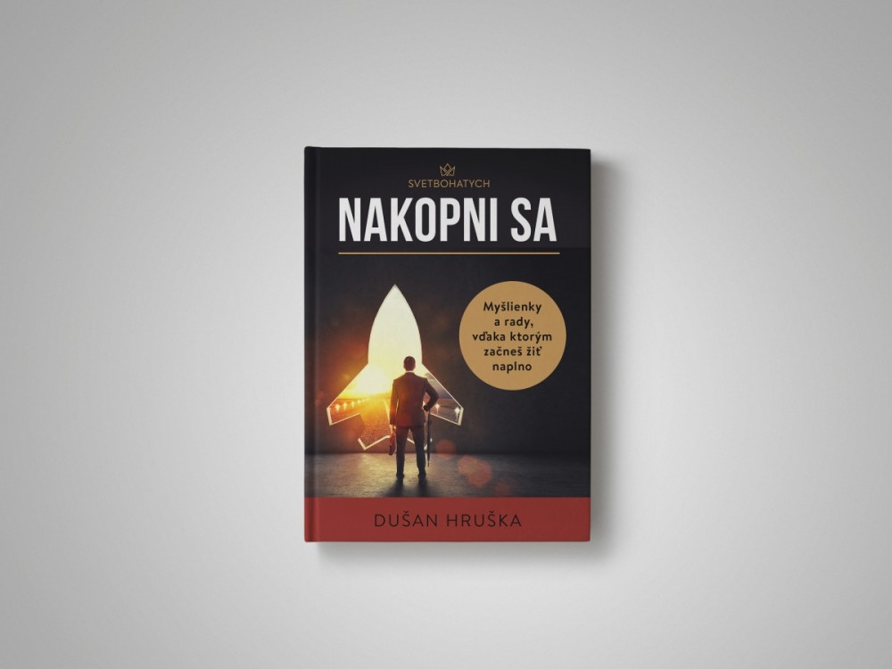 Grafický návrh obálky knihy - Nakopni sa