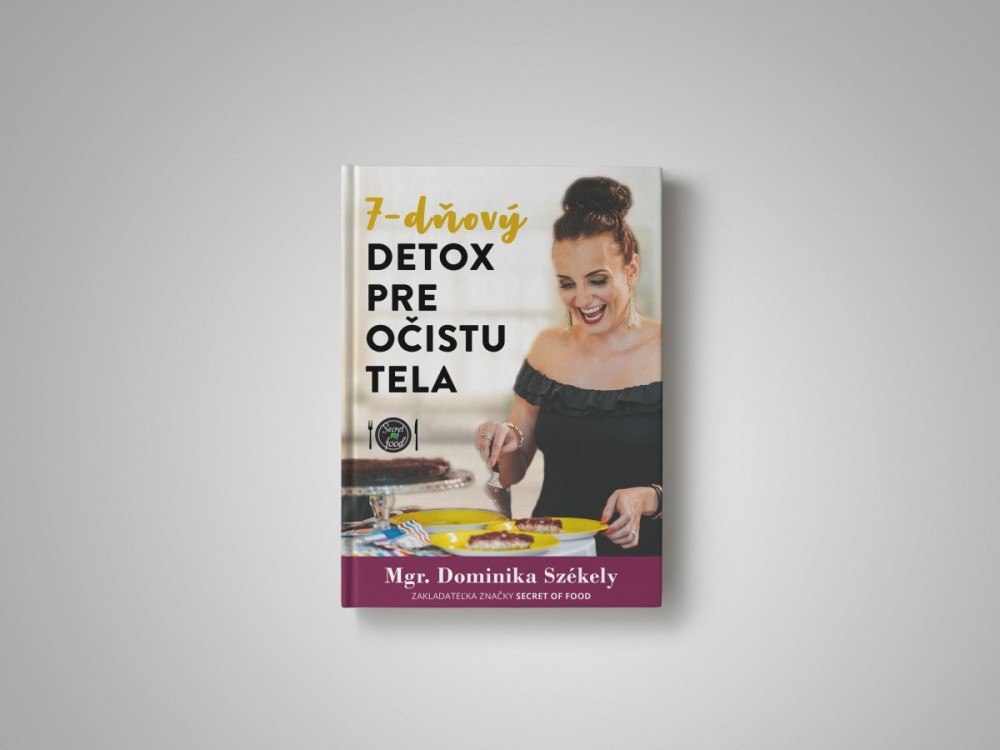 Grafický návrh obálky knihy - Detox pre očistu tela