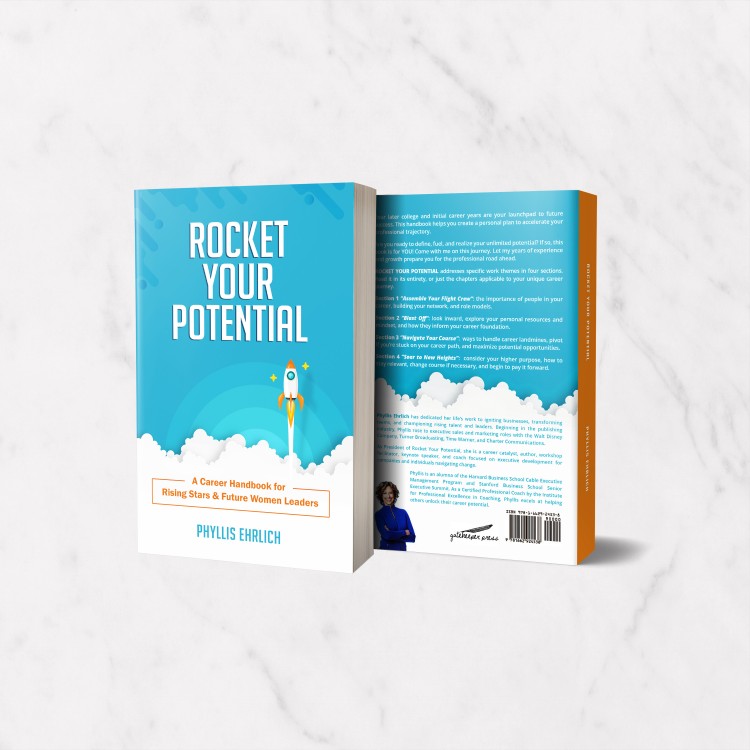 Design knižní obálky - Rocket Your Potential