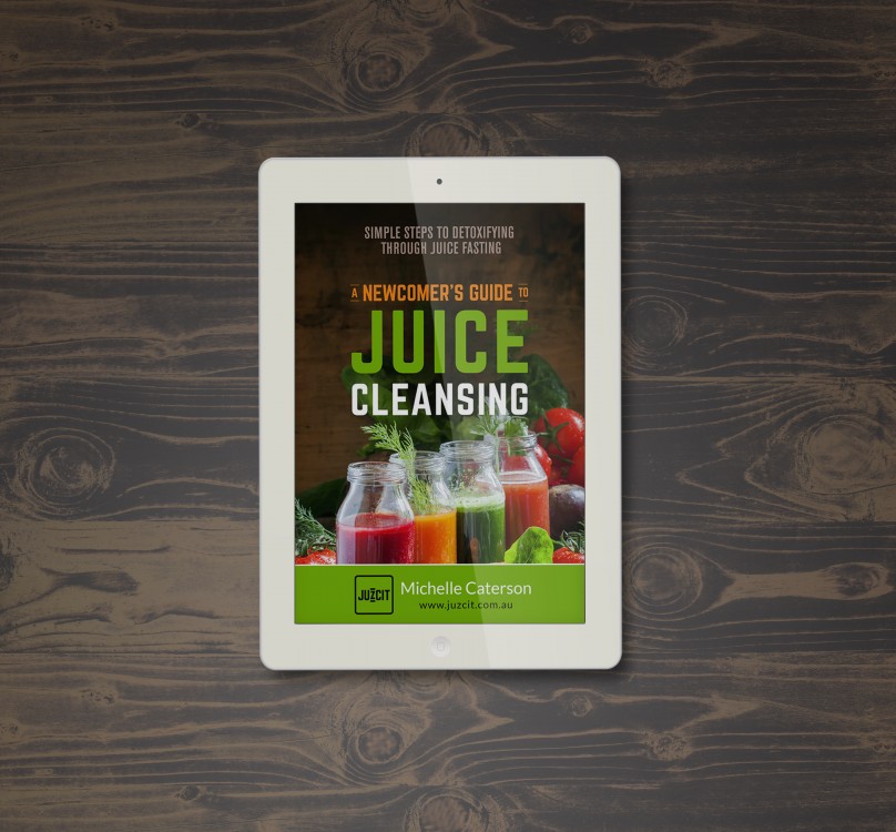 Grafický návrh obálky ebooku - Juice Cleansing