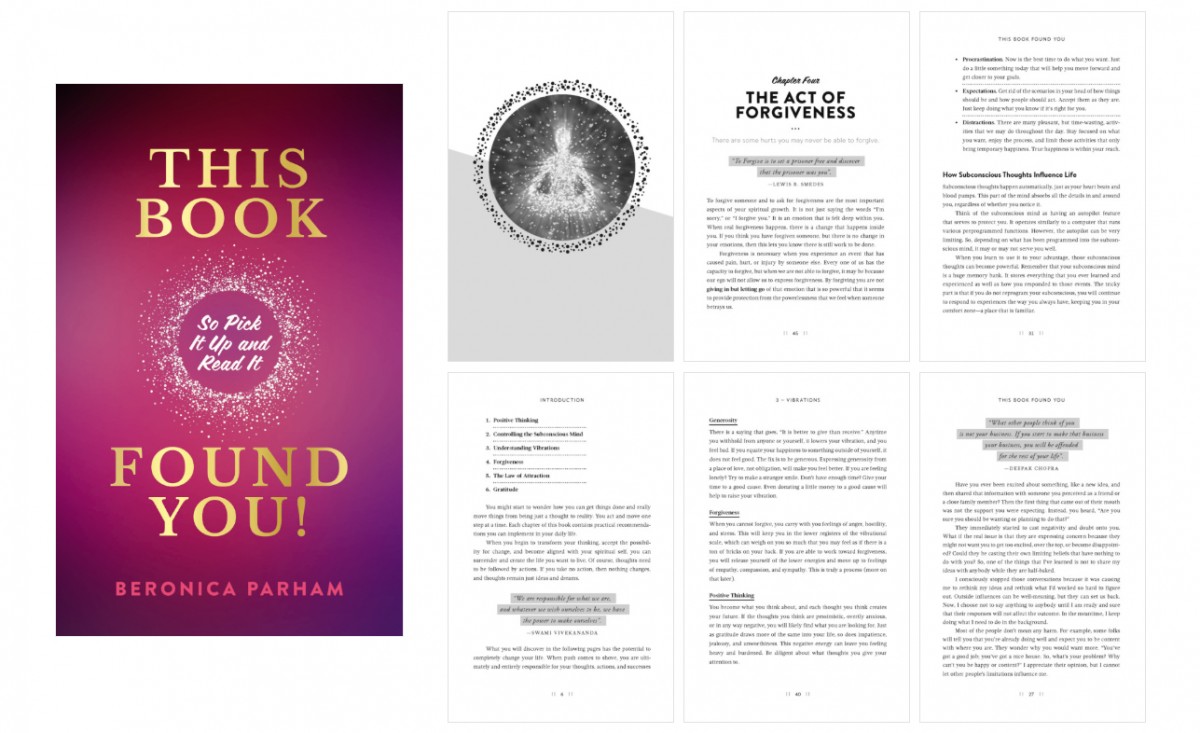 DTP sazba knihy - This Book Found You