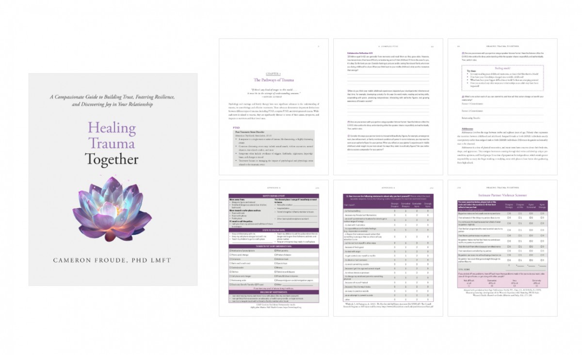 DTP sazba knihy - Healing Trauma Together
