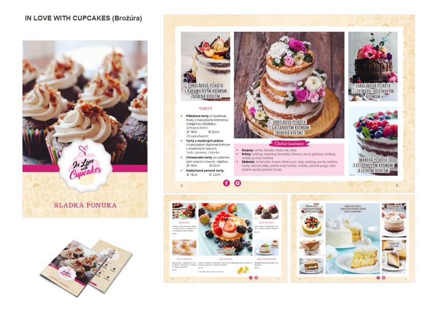 Brožura - In Love with Cupcakes
