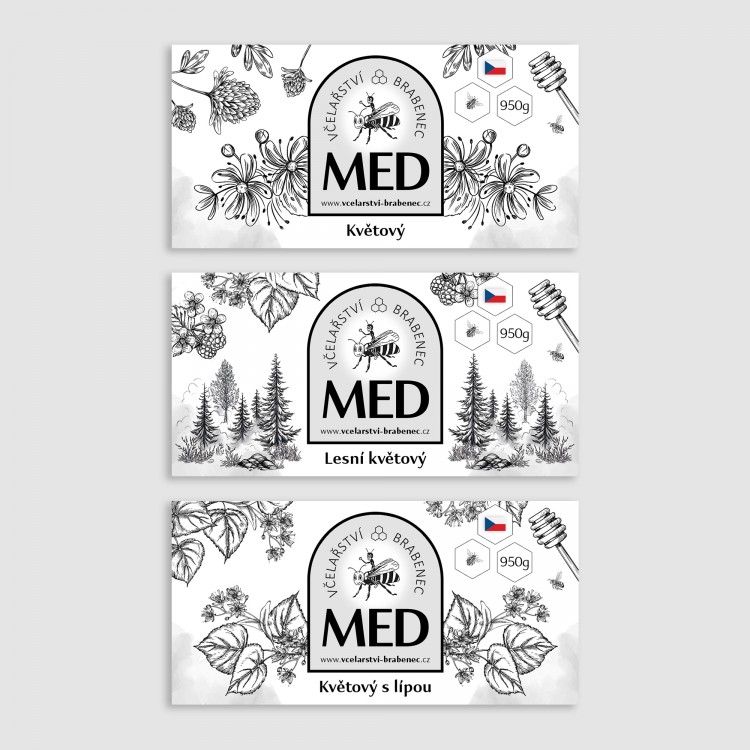 Etikety  - Včelarství Brabenec