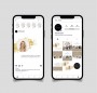 Návrh, design IG feedu