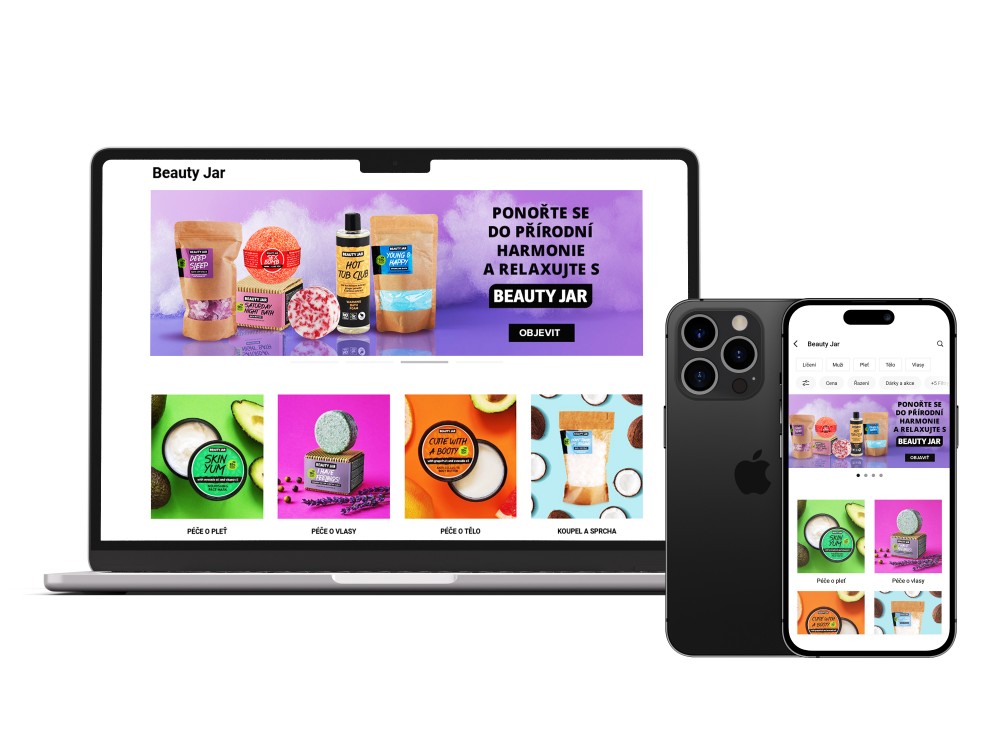 Reklamí bannery pro web Beauty Jar