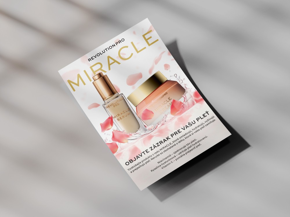 Miracle Revolution Pro – reklamní grafika