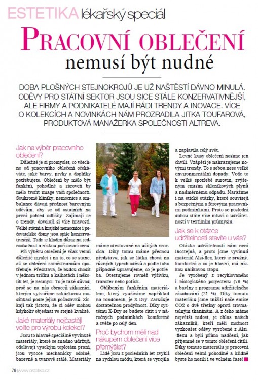 PR pro Altreva Estetika