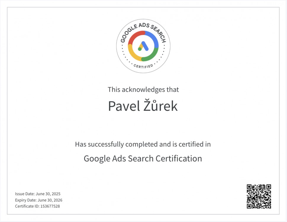 Google Ads Search Certifications