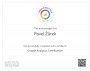 Google Analytics Certification