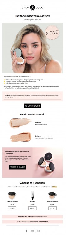 Newsletter pro Lily Lolo
