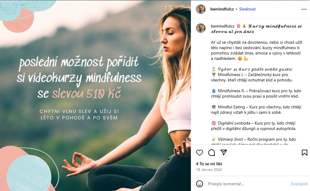 Michal Dvořák, bemindfulcz – fotky a videa na Instagramu