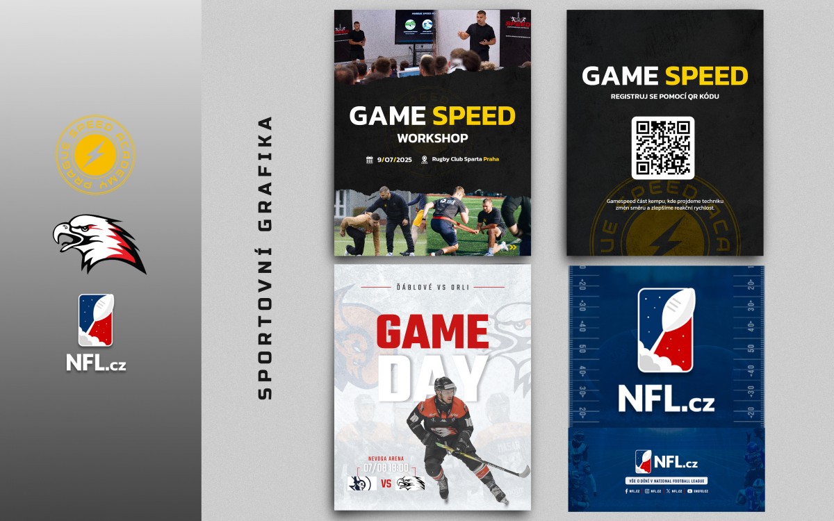 NFL.cz – sportovní grafika