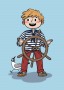 Námořník | dětská ilustrace
