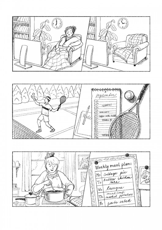 Čas | ilustrace do učebnice angličtiny