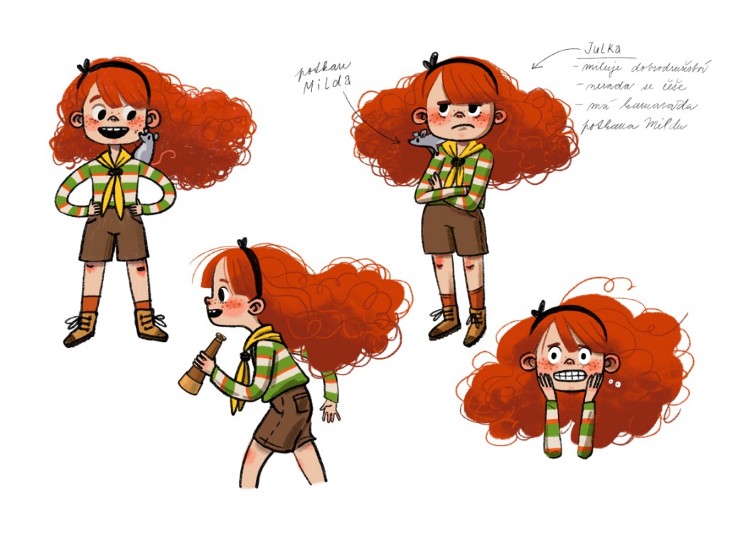 Julka | kreslená postava